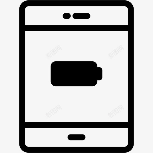 电池设备显示器图标svg_新图网 https://ixintu.com ipad 平板电脑 平板电脑vol2 技术 显示器 电池 设备