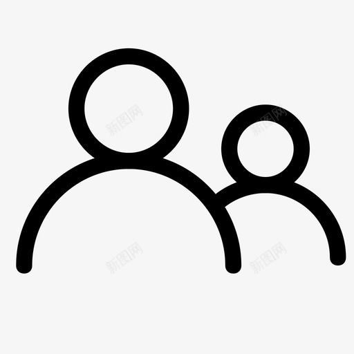 完善信息-联系人svg_新图网 https://ixintu.com 完善信息-联系人