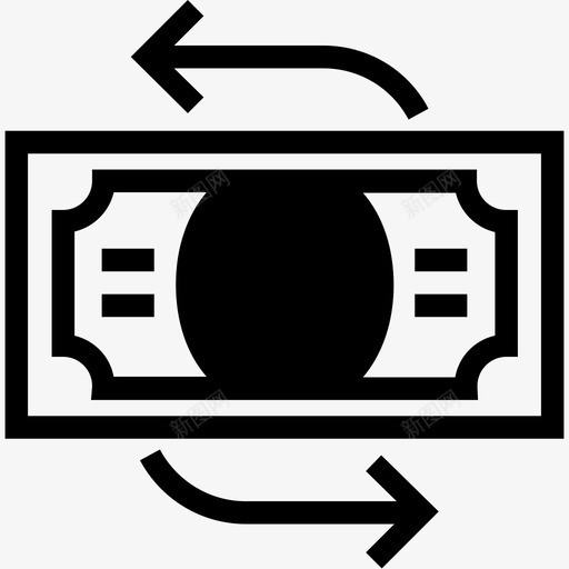 偿还更改更改货币图标svg_新图网 https://ixintu.com 偿还 偿还图标 外币 更改 更改货币 货币转换器