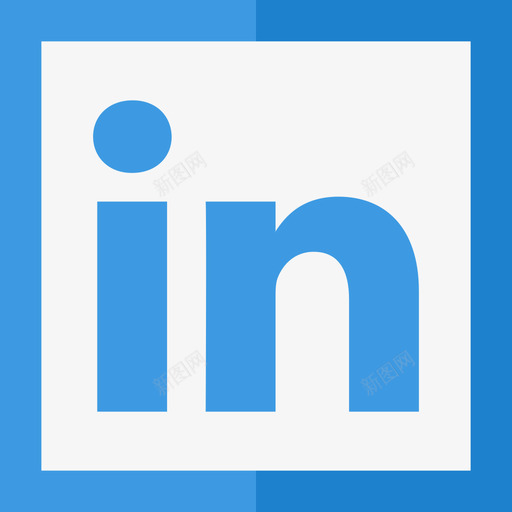Linkedin社交媒体徽标集扁平图标svg_新图网 https://ixintu.com Linkedin 扁平 社交媒体徽标集