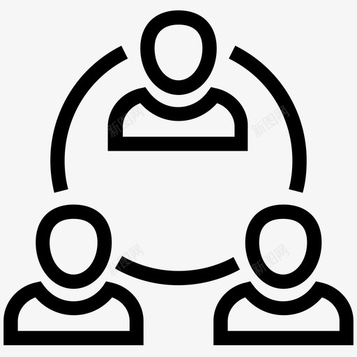 会议集会论坛图标svg_新图网 https://ixintu.com 会议 会议图标 会议室 组 论坛 集会