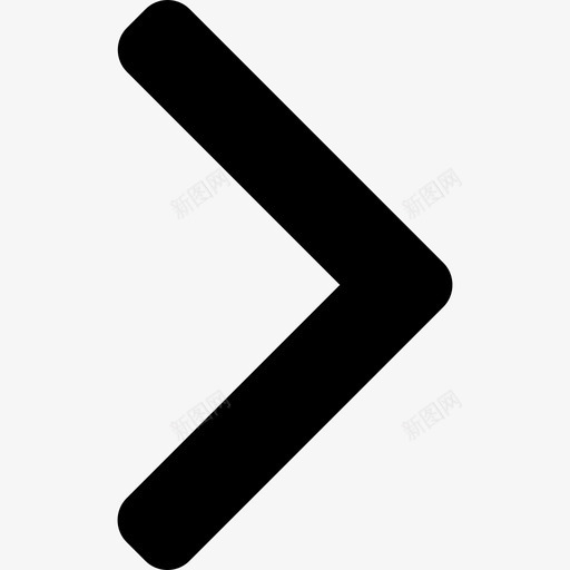 右箭头指针3实心图标svg_新图网 https://ixintu.com 右箭头 实心 指针3