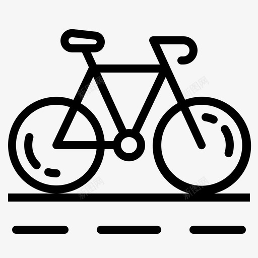 自行车运动爱好图标svg_新图网 https://ixintu.com 爱好 自行车 运动