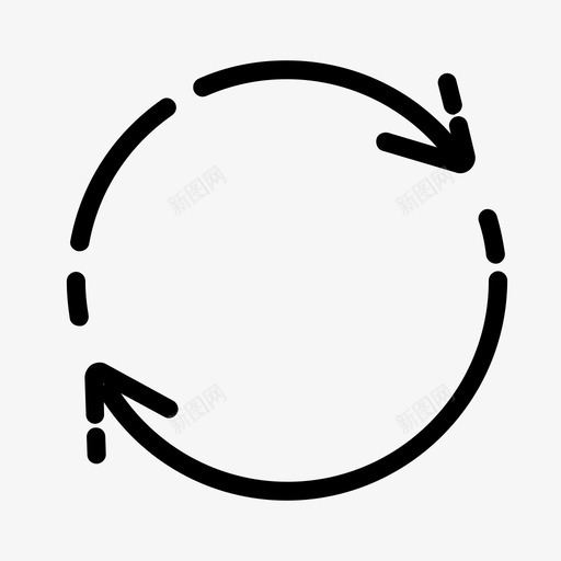 箭头方向刷新图标svg_新图网 https://ixintu.com 刷新 方向 箭头 重新加载