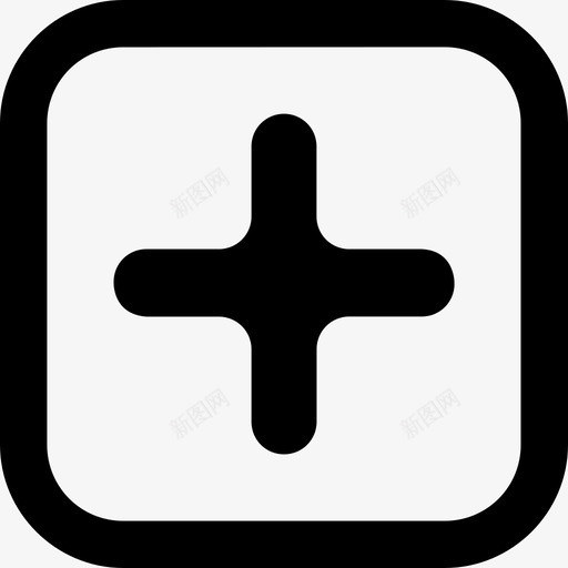 医院医疗保健图标集粗体圆形svg_新图网 https://ixintu.com 医疗保健图标集 医院 粗体圆形