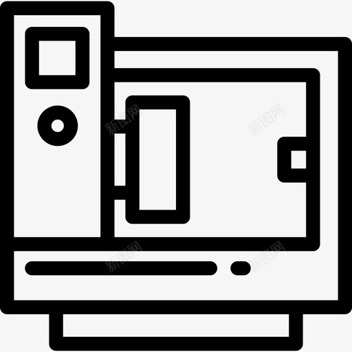 工业机器人工厂机械7线性图标svg_新图网 https://ixintu.com 工业机器人 工厂机械7 线性