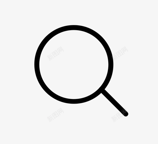 搜索查找放大图标svg_新图网 https://ixintu.com 商业云应用 搜索 放大 查找