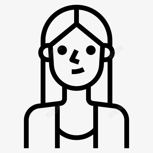 女人化身商业女人图标svg_新图网 https://ixintu.com 化身 化身001 商业女人 女人