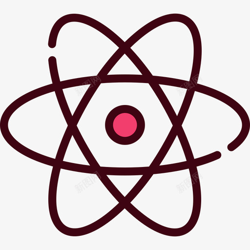 原子科学研究4线性颜色图标svg_新图网 https://ixintu.com 原子 科学研究4 线性颜色