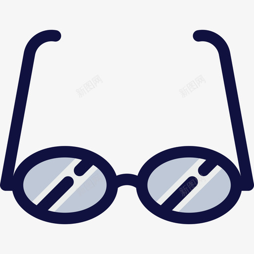 阅读眼镜商务15线性颜色图标svg_新图网 https://ixintu.com 商务15 线性颜色 阅读眼镜