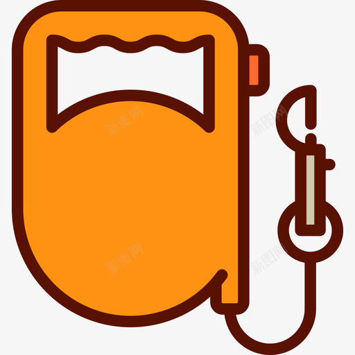 皮带带线宠物店线性颜色图标svg_新图网 https://ixintu.com 带线宠物店 皮带 线性颜色