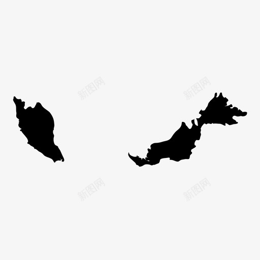 马来西亚国家地理图标svg_新图网 https://ixintu.com 吉隆坡 国家 地图 地理 大洋洲 马来西亚 马来西亚地图