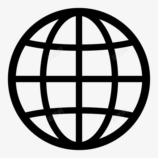 地球全球互联网图标svg_新图网 https://ixintu.com 世界 互联网 全球 地球 用户办公室数据库