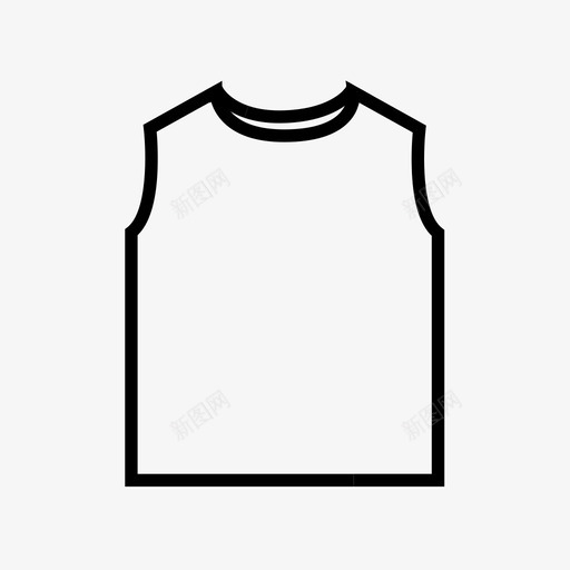背心衣服救生衣图标svg_新图网 https://ixintu.com 上衣 上身 救生衣 穿 背心 衣服