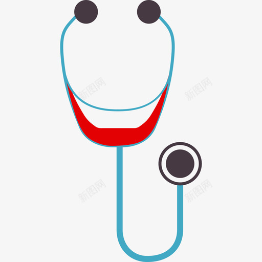 听诊器医疗医院要素2图标svg_新图网 https://ixintu.com 医疗 医院要素2 听诊器