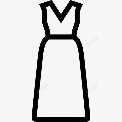 服装时尚元素直线型图标svg_新图网 https://ixintu.com 时尚元素 服装 直线型