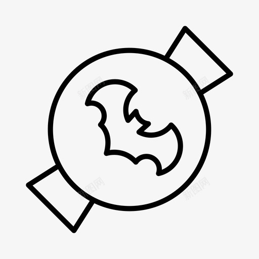 糖果风俗食物图标svg_新图网 https://ixintu.com 万圣节 不给糖就捣蛋 恐怖 糖果 风俗 食物
