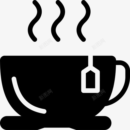 茶杯办公室10装满图标svg_新图网 https://ixintu.com 办公室10 茶杯 装满