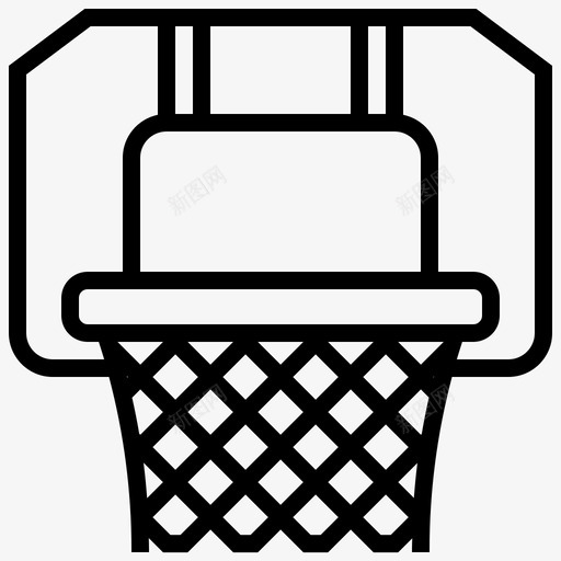 篮球网运动图标svg_新图网 https://ixintu.com 篮球 篮球线 网 运动