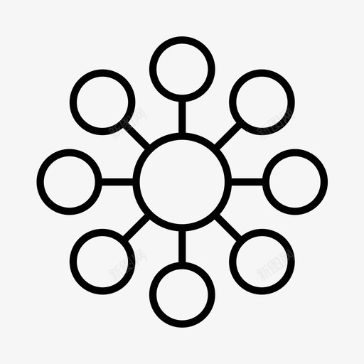 网络商业天才图标svg_新图网 https://ixintu.com 创新 商业 天才 心理学 网络