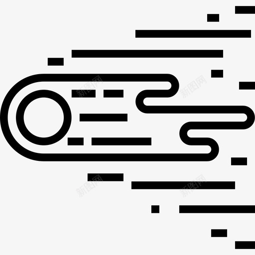 小行星宇宙3直线图标svg_新图网 https://ixintu.com 宇宙3 小行星 直线