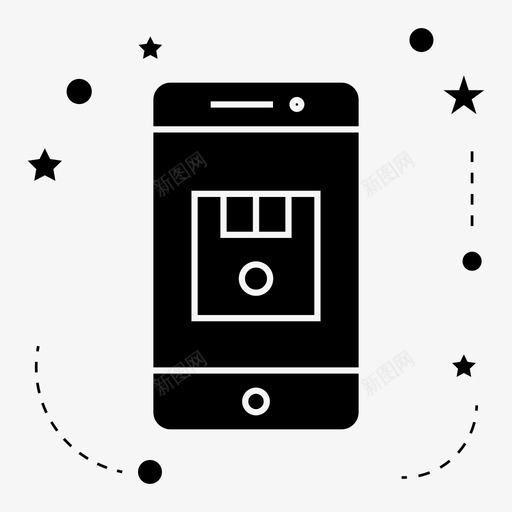 储蓄护理移动图标svg_新图网 https://ixintu.com 储蓄 技术 护理 智能手机 移动