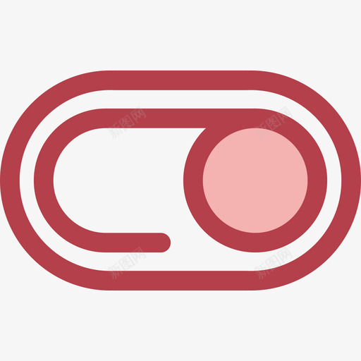 开关网络按钮3红色图标svg_新图网 https://ixintu.com 开关 红色 网络按钮3