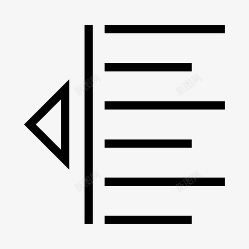 对齐方式格式左对齐图标svg_新图网 https://ixintu.com 对齐和段落 对齐方式 左对齐 文本 格式