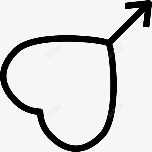 男性情人节系列直系图标svg_新图网 https://ixintu.com 情人节系列 男性 直系