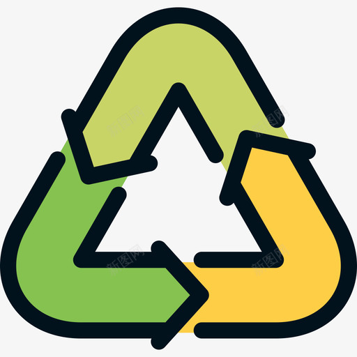 生态主义印刷品3线性颜色图标svg_新图网 https://ixintu.com 印刷品3 生态主义 线性颜色