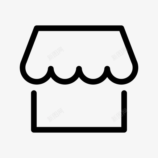 商店商业购买图标svg_新图网 https://ixintu.com 商业 商店 市场 网络应用图标 购买