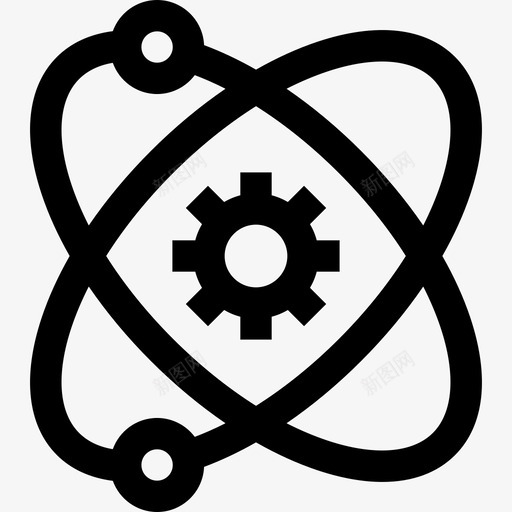 太阳系宇宙元素线性图标svg_新图网 https://ixintu.com 太阳系 宇宙元素 线性