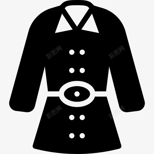 外套冬季3填充图标svg_新图网 https://ixintu.com 冬季3 填充 外套
