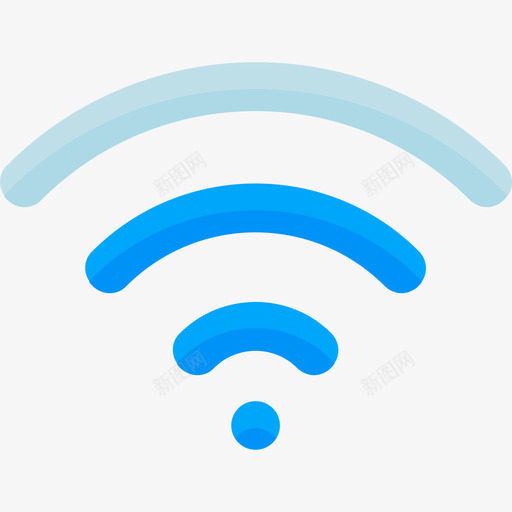 Wifi电子设备5扁平图标svg_新图网 https://ixintu.com Wifi 扁平 电子设备5