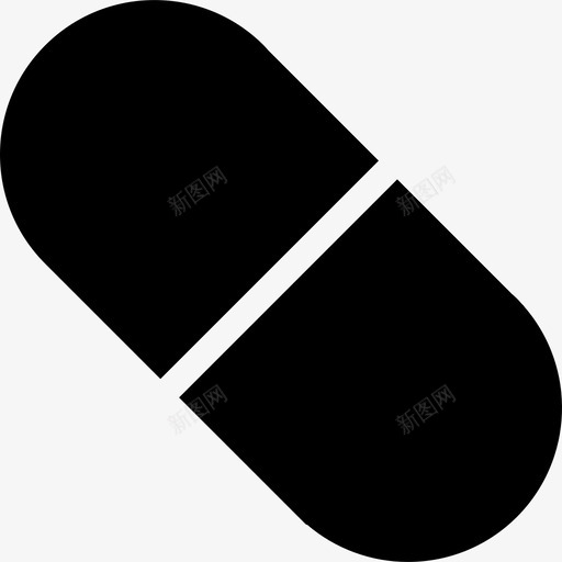 药丸医用13固体图标svg_新图网 https://ixintu.com 医用13 固体 药丸