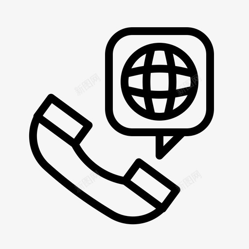 呼叫处理国际图标svg_新图网 https://ixintu.com 呼叫 国际 处理 机场概要 电话