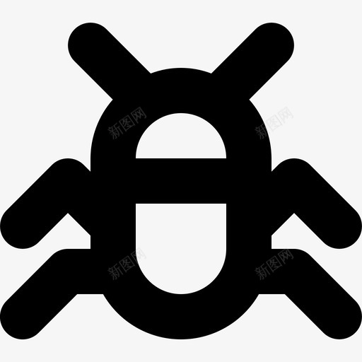 bug昆虫恶意软件图标svg_新图网 https://ixintu.com boldicon bug 害虫 恶意软件 昆虫 病毒