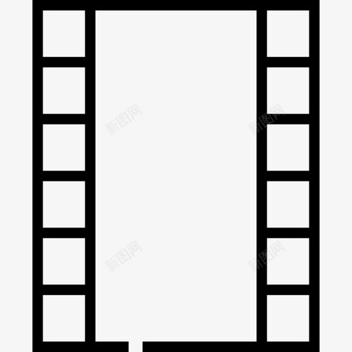 薄膜带电子7线性图标svg_新图网 https://ixintu.com 电子7 线性 薄膜带