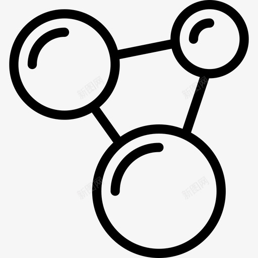 分子医学2线性图标svg_新图网 https://ixintu.com 分子 医学2 线性