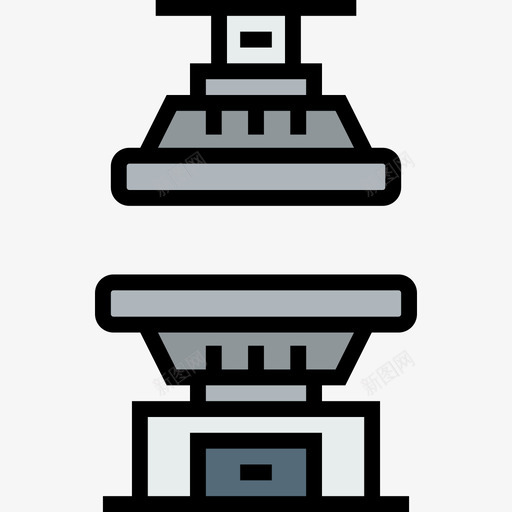 印刷机工业2线性颜色图标svg_新图网 https://ixintu.com 印刷机 工业2 线性颜色