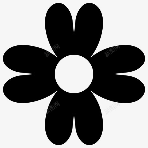 明尼苏达野花盛开的花开花的花图标svg_新图网 https://ixintu.com 开花的花 明尼苏达野花 盛开的花 自然和生命雕文图标 野花