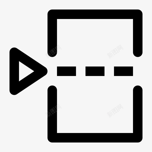 插入分页符分隔符间距图标svg_新图网 https://ixintu.com 分隔符 插入分页符 文本编辑器行图标集 水平 间距