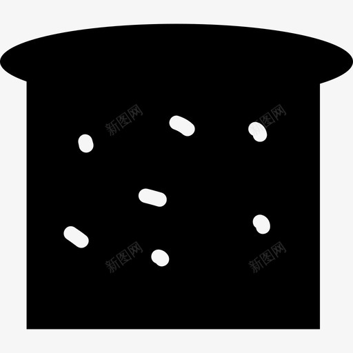 吐司食物图标集合填充svg_新图网 https://ixintu.com 吐司 填充 食物图标集合