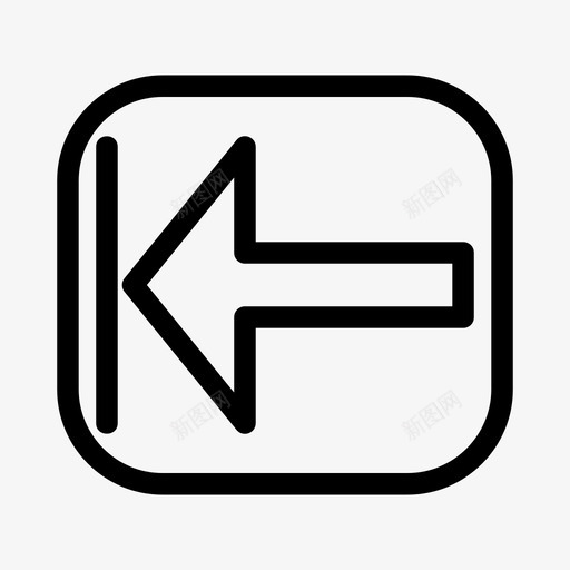 后退箭头取消向左图标svg_新图网 https://ixintu.com 取消 后退箭头 向左 返回