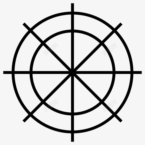 航海舵手导航轮图标svg_新图网 https://ixintu.com 导航轮 航海 航海利器 舵手