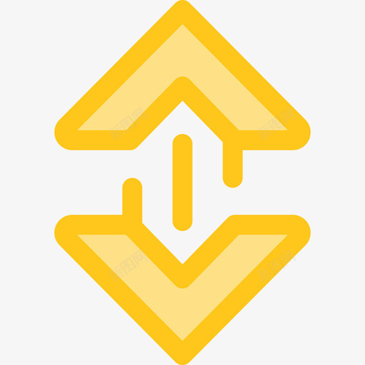 移动箭头10黄色图标svg_新图网 https://ixintu.com 移动 箭头10 黄色