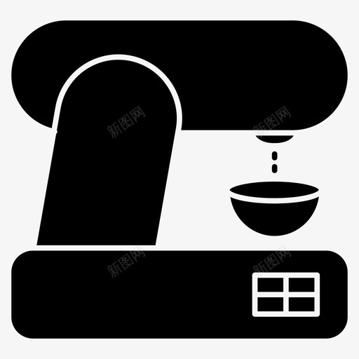 咖啡机意式咖啡机电子雕刻图标svg_新图网 https://ixintu.com 咖啡机 意式咖啡机 电子雕刻图标