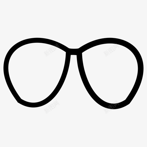 太阳镜眼镜时尚图标svg_新图网 https://ixintu.com 复古 太阳镜 时尚 眼镜