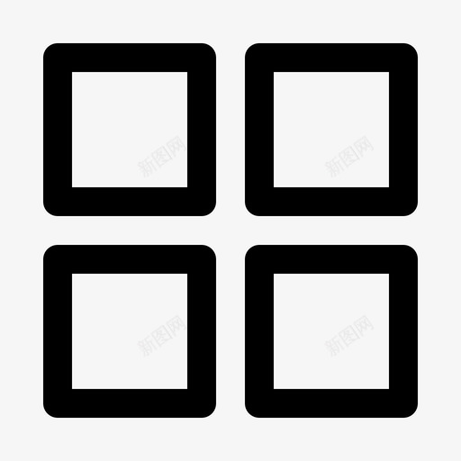 选项菜单多媒体选项选项图标svg_新图网 https://ixintu.com 基本用户界面元素 多媒体选项 方块 用户界面 选项 选项菜单