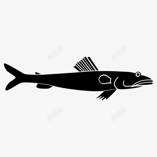 蜥蜴鱼海洋礁石图标svg_新图网 https://ixintu.com 水生生物 海洋 礁石 蜥蜴鱼